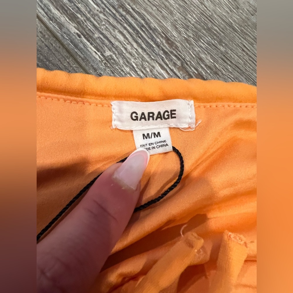 Orange Cropped Tank - Picture 3 of 3